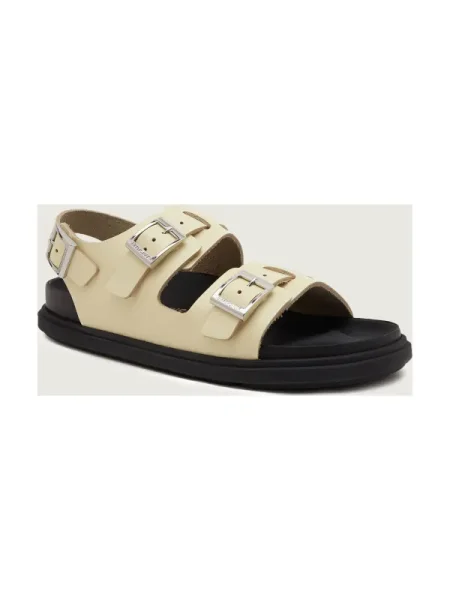 Birkenstock De piele sandale Cannes EXQ LE Butter | narrow fit bej
