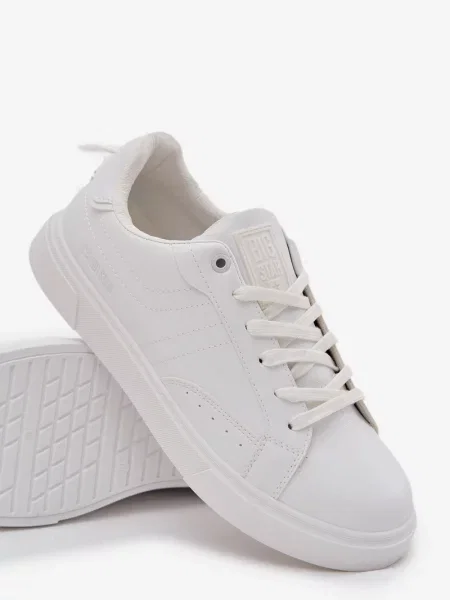 Sneakersy Big Star Shoes skórzane białe