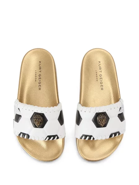 Fotbal sandale Kurt Geiger London alb