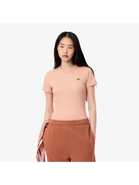 Футболка Lacoste бежевая