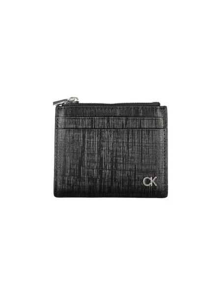 Portfel Calvin Klein skórzany elegancki czarny