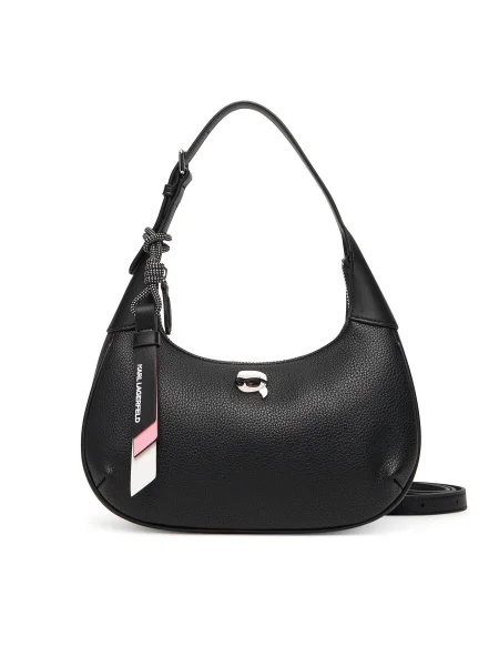 Чанта Karl Lagerfeld IKON GRAINY черно