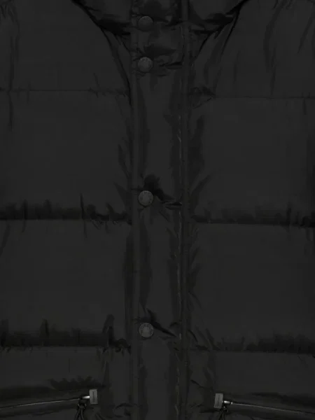 Geacă Moncler cu glugă negru
