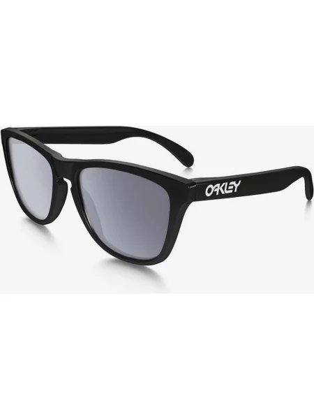 Okulary Oakley Frogskins z szarymi soczewkami czarne