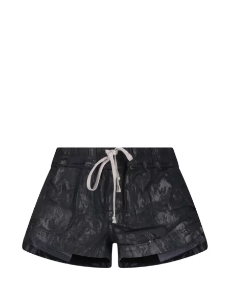 Pantaloni scurți Rick Owens Drkshdw cu cordon negru