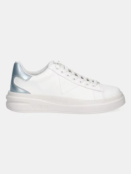 Guess sneakersy skórzane ELBINA FLJBIN biały