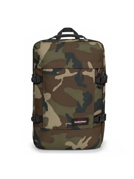 EASTPAK Geantă de weekend Travelpack / albastru închis / kaki bej
