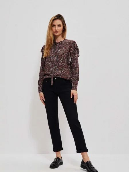 Blugi drepți Marisse negru