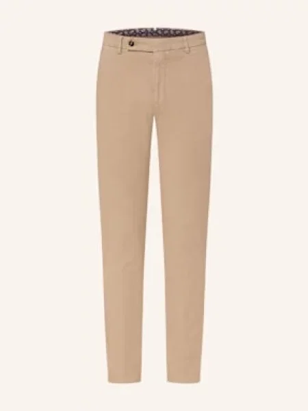 Berwich Chino Kalhoty Morello Slim Fit béžová