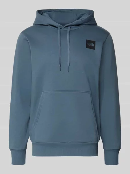 Bluza z kapturem o kroju regular fit z nadrukiem z logo The North Face niebieska