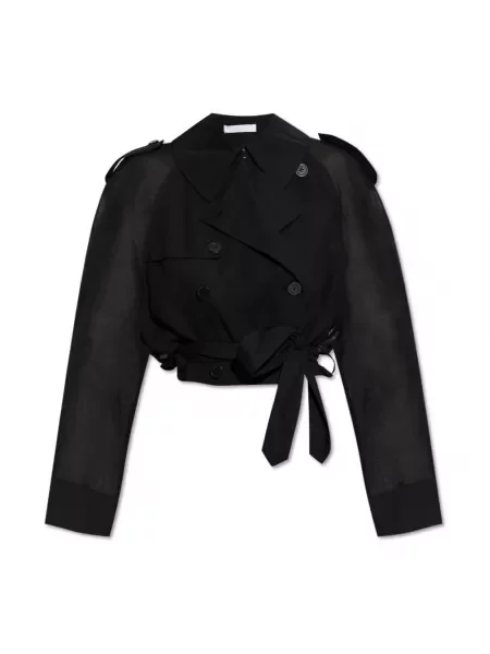 Krótki trencz Helmut Lang czarny