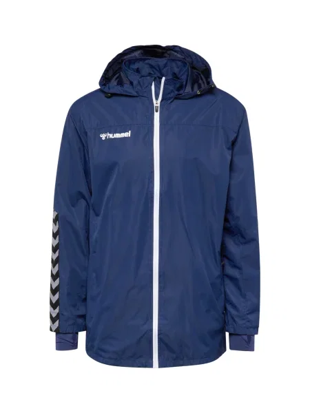 Hummel Geacă sport albastru închis / gri metalic / alb