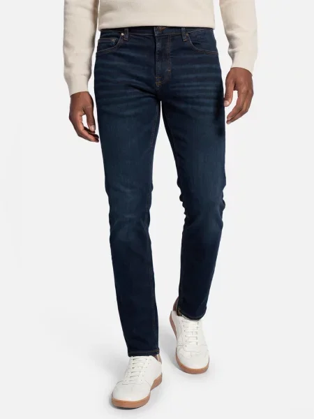 Jeansy o kroju modern fit z dodatkiem streczu model ‘Mitch’ Joop! Jeans niebieskie