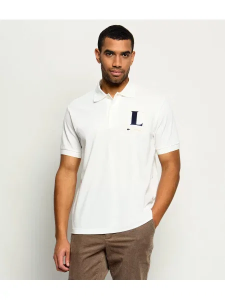 Tricou polo Lacoste clasic alb