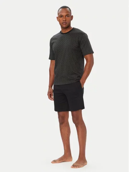 BOSS Pijama Relax negru