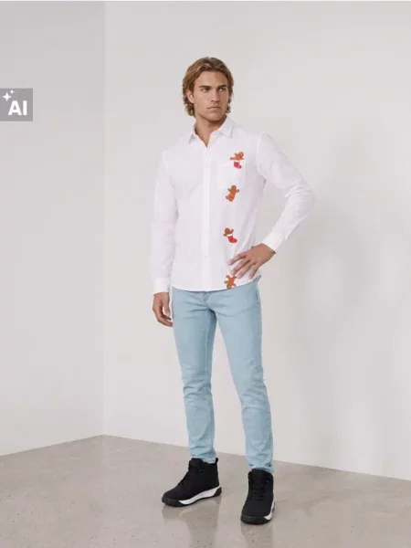 Sinsay Džíny regular fit modrá