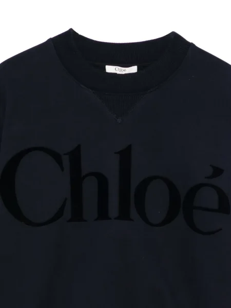 Dětska fleecová mikina Chloé modrá