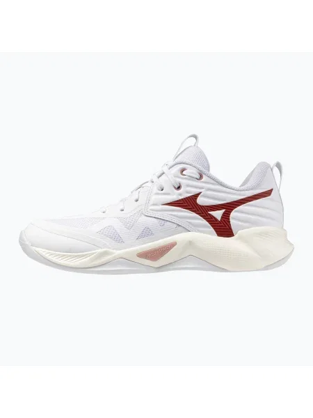 Дамски волейболни обувки Mizuno Wave Momentum Pro white/rose elegance/lava falls бяло