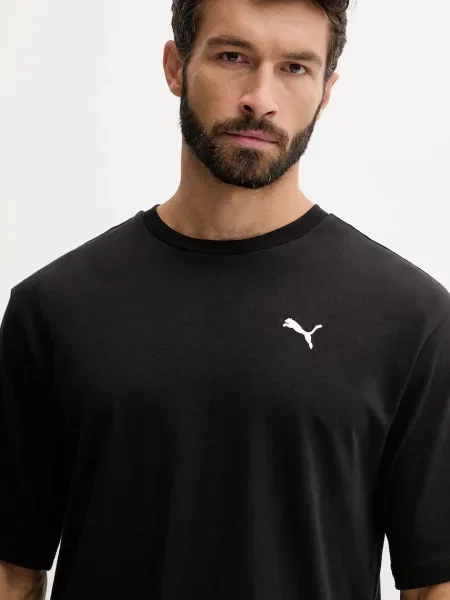 Футболка Puma однотонна чорний