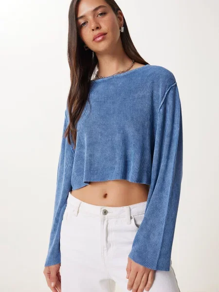 Happiness İstanbul Pulover safir