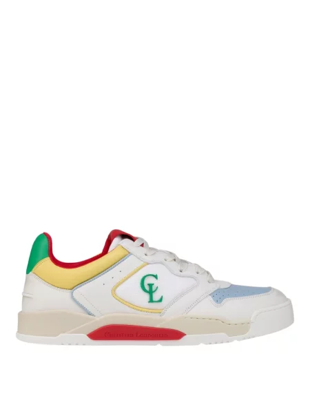 Sneakersy Christian Louboutin skórzane retro do koszykówki