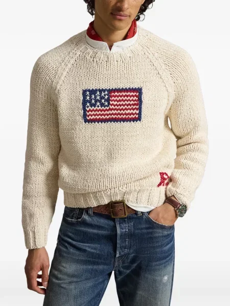 Tricou polo Polo Ralph Lauren cu autograf în carouri de in albastru