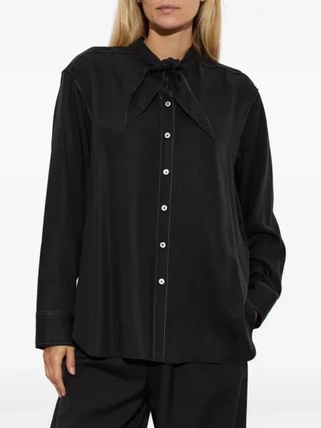 Cămașă Paul Smith cu legături negru