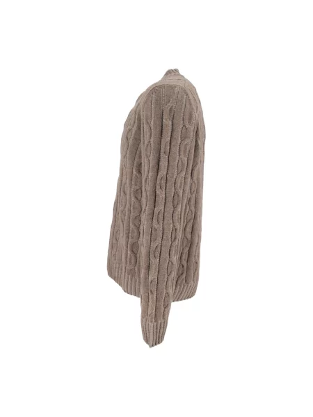 Sweter Settefili Cashmere z kaszmiru szary