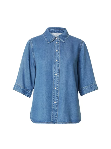 OBJECT Halenka Frame džínovina modrá