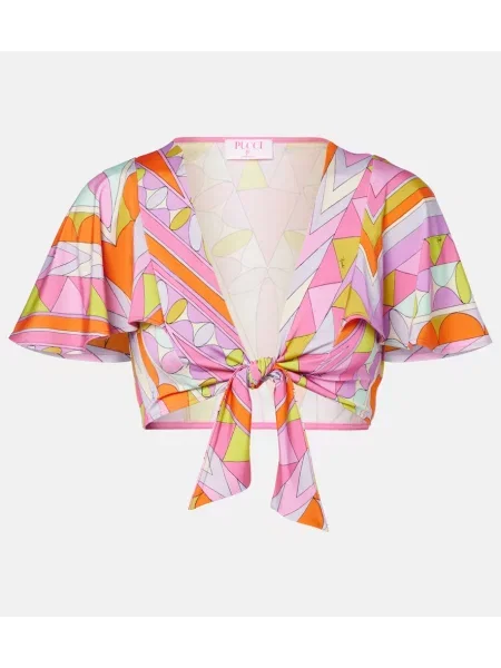 Top Pucci din satin