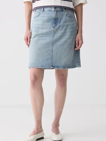 Marc O'Polo fustă din denim albastru
