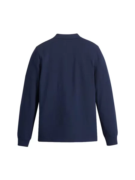 Koszulka polo Levi's z długim rękawem niebieska