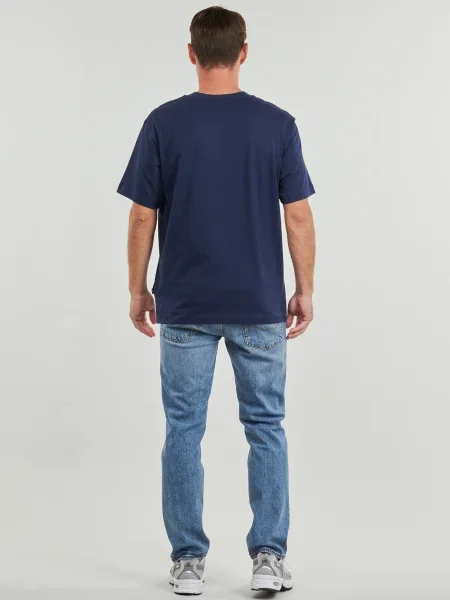 Tricou New Balance din jerseu albastru
