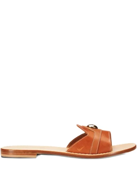 Kožne sandale Capri Positano Sandals zlatna