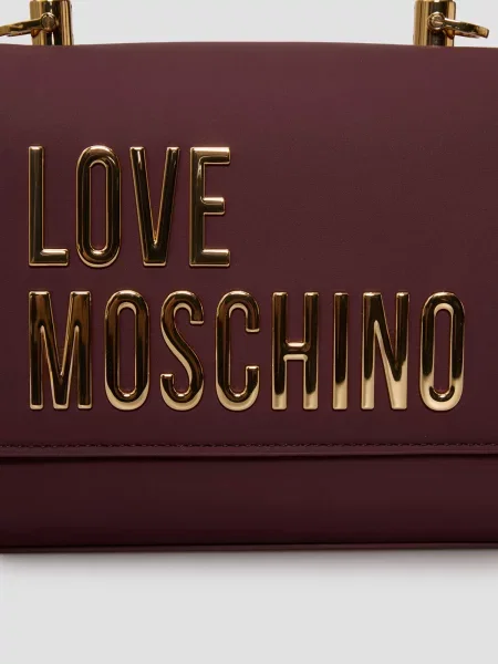 Сумка Moschino бордовая