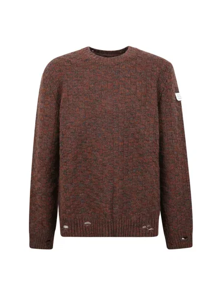 Maison Margiela sweter wełniany brązowy