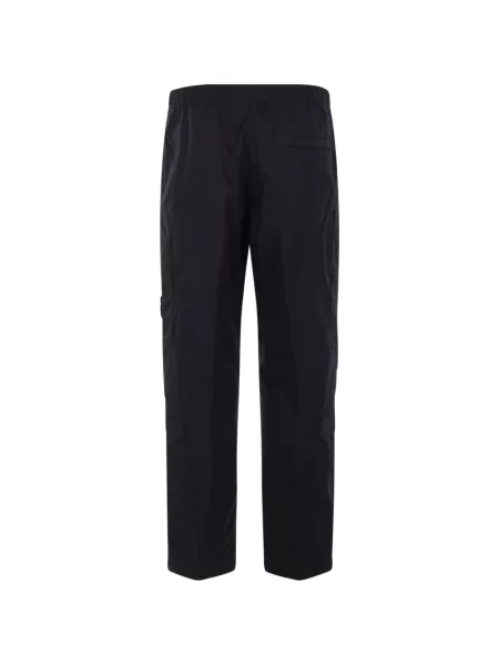 Pantaloni cargo Stone Island cu strasuri negru