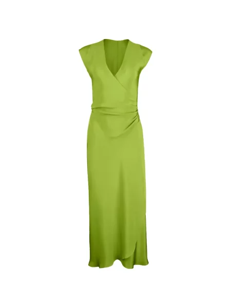 Rochie maxi Peter Cohen fără mâneci verde