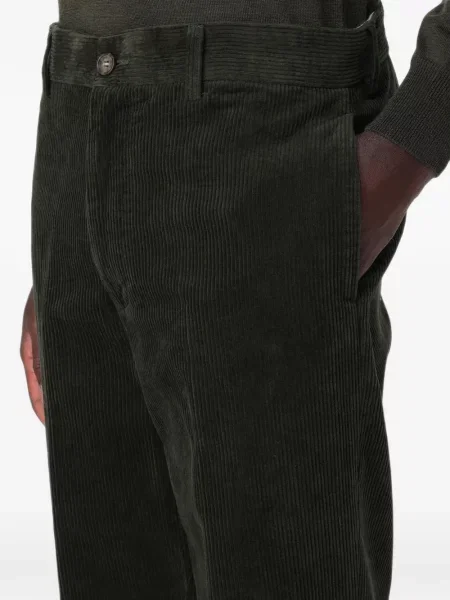 Pantaloni chino Sebago de catifea cord verde