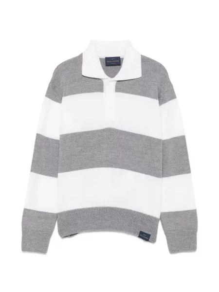 Koszulka polo dziecięca Paul & Shark szara
