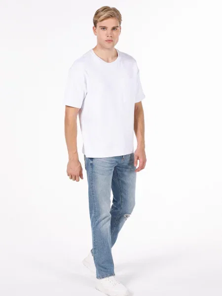 Джинси Colin’s комбінований верх блакитний