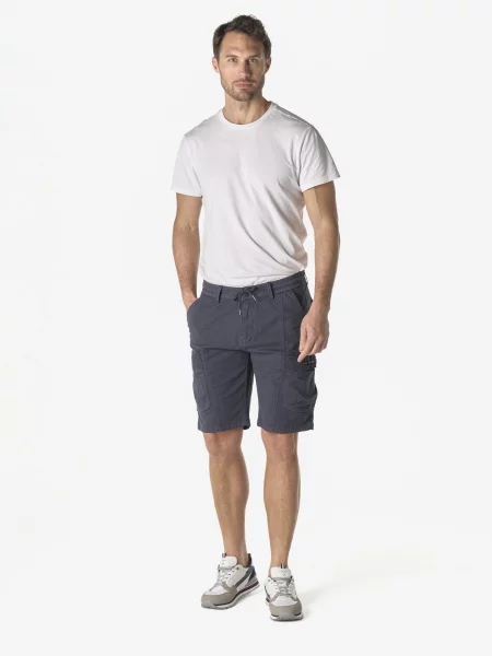 KOROSHI Pantaloni cu bleumarin