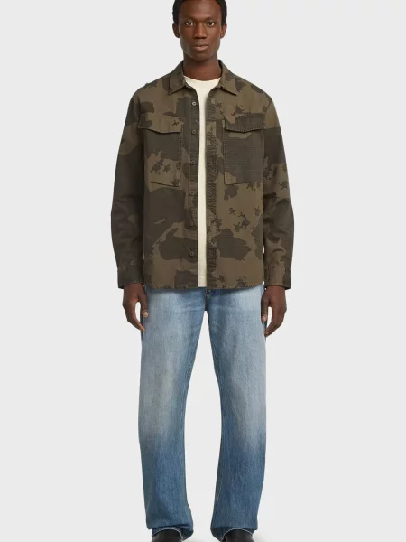 Рубашка G-star Raw зеленая