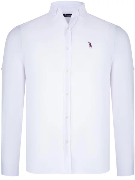 Риза Dewberry бяло