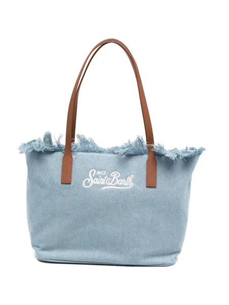 Geantă shopper Mc2 Saint Barth albastru
