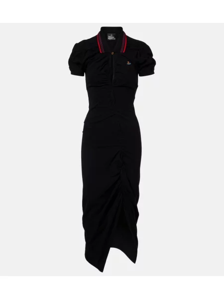 Rochie midi Vivienne Westwood până la genunchi de costum negru
