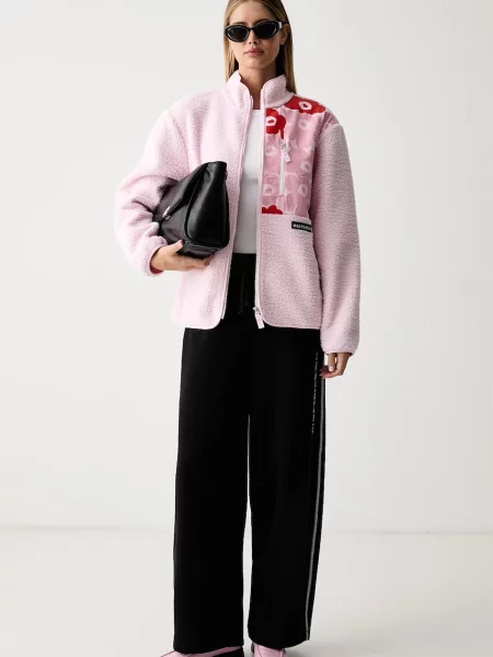 Marimekko jachetă scurtă pentru femei roz