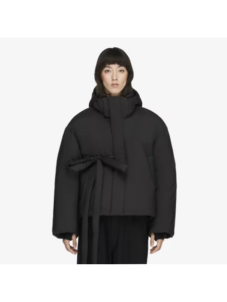 Jachetă Hooded Puffer Jacket Black M negru