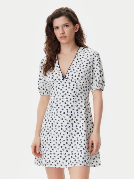 Tommy Jeans Nyári ruha Ekru