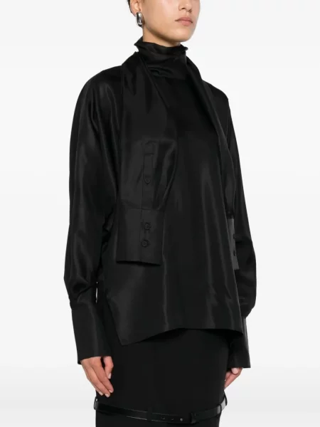 Top Róhe din satin negru